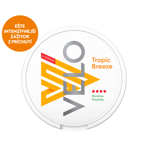 VELO Tropic Breeze X-Strong Nikotínové sáčky